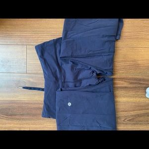Navy Lululemon Sweatpants, cool material, size 2